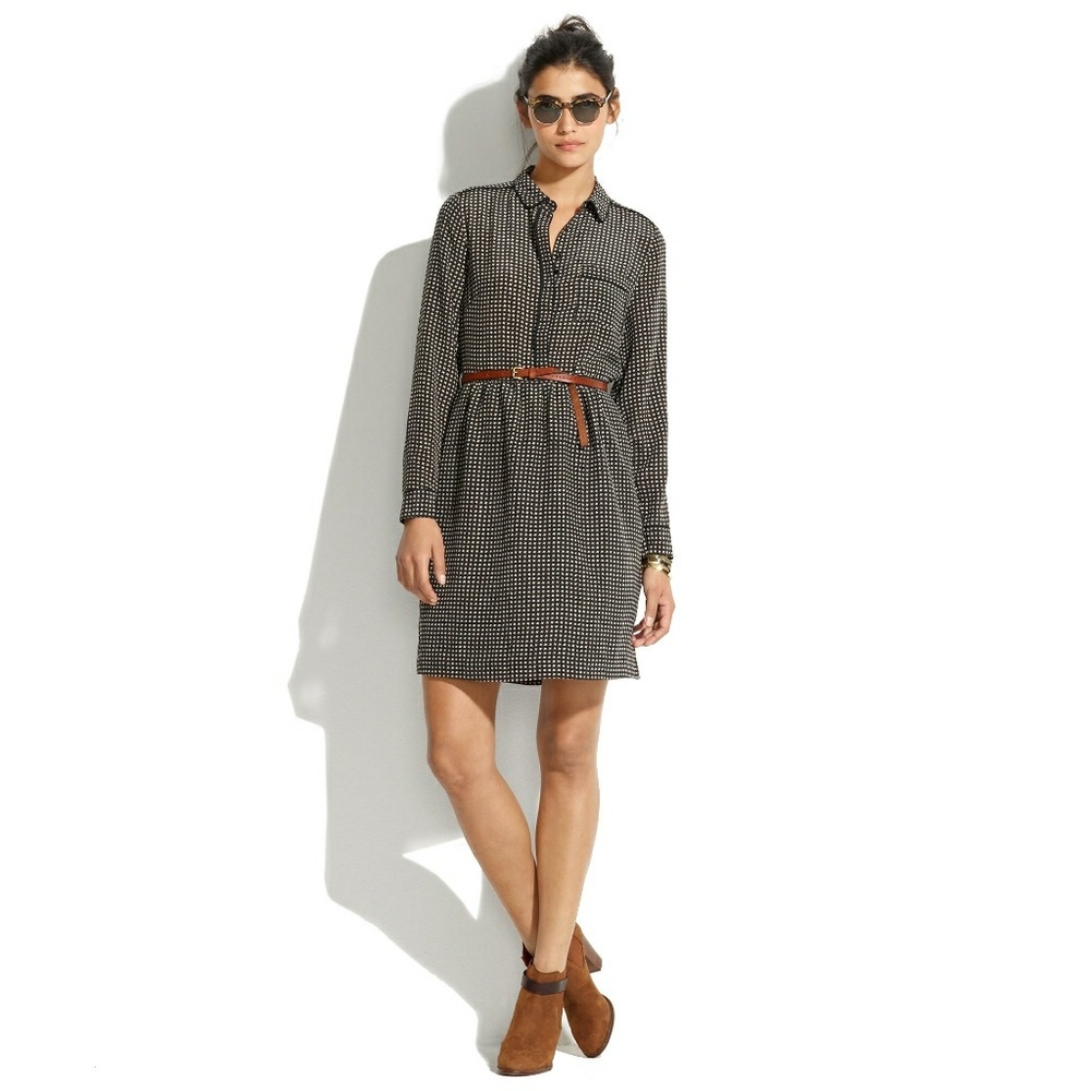 Madewell Silk Cinema Dress